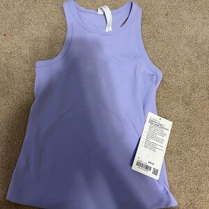 lululemon purple align high neck tank top NWT